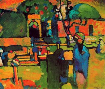 Wassily Kandinsky : Arabs (Cemetery)
